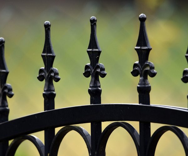 Metal fence cleaning and restoration